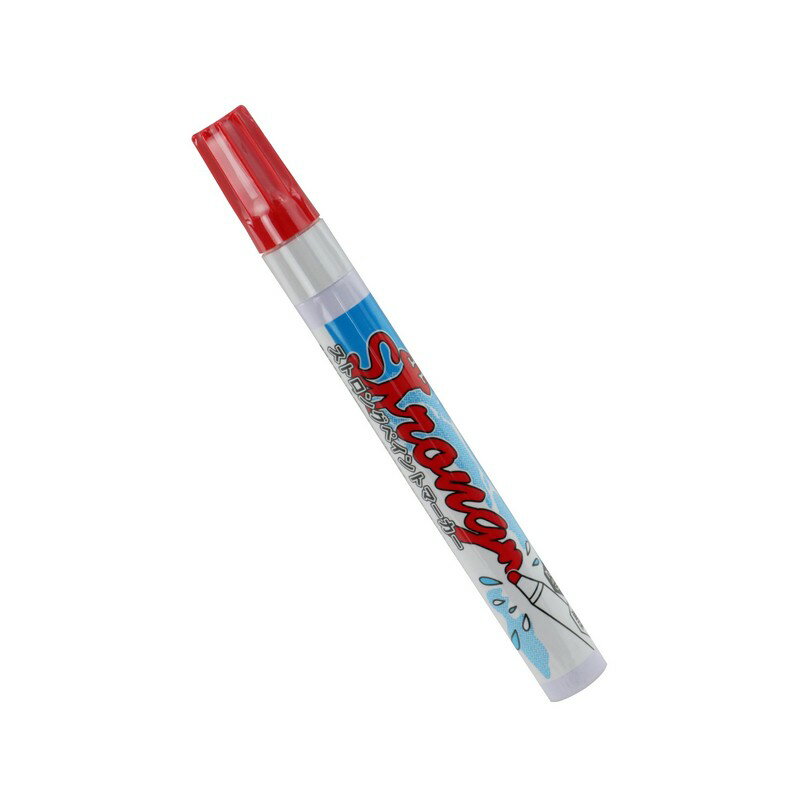 不易 ストロングペイントマーカー赤 FKST8−H 大工道具 墨つけ 基準出し 建築用インクマーカー