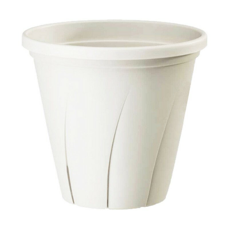 ヤマト 根はり鉢 7号 3L ホワイト | 園芸用品 家庭園芸 プラ鉢 ブリキ 根はり鉢 鉢 プランター 園芸 造..