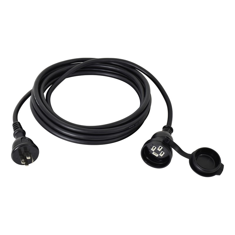 日動 三相200V防雨型延長コード 4P20AW−5 5M 電動工具 電工ドラム コード 延長コード10M未満