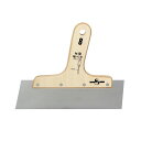 sakazume ステンN型地ベラNO.8 0.6mmx240mm 大工道具 内装ツール カット地ベラ