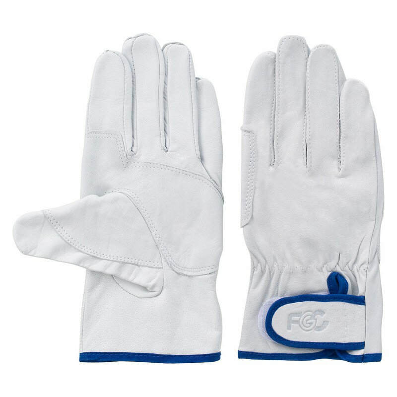 FGC 牛皮レインジャー F−804 シロ L ワークサポート 保護具 手袋 革