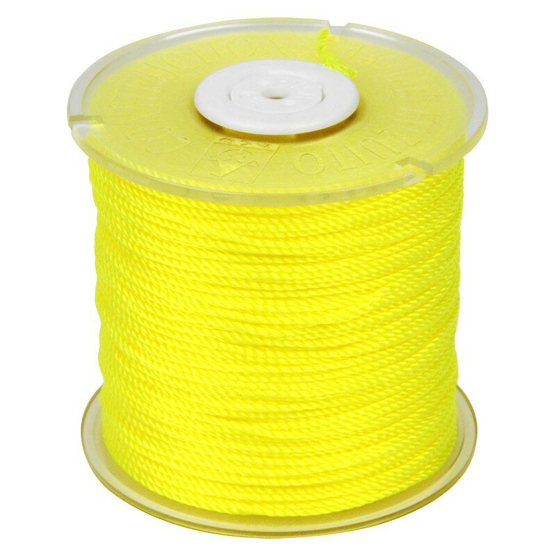 たくみ セブンカラー イエロー極太 4802 130M 大工道具 墨つけ 基準出し ナイロン水糸