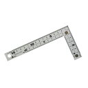 シンワ 曲尺厚手広巾S8段目同目M付 10435 15cm 大工道具 測定具 曲尺