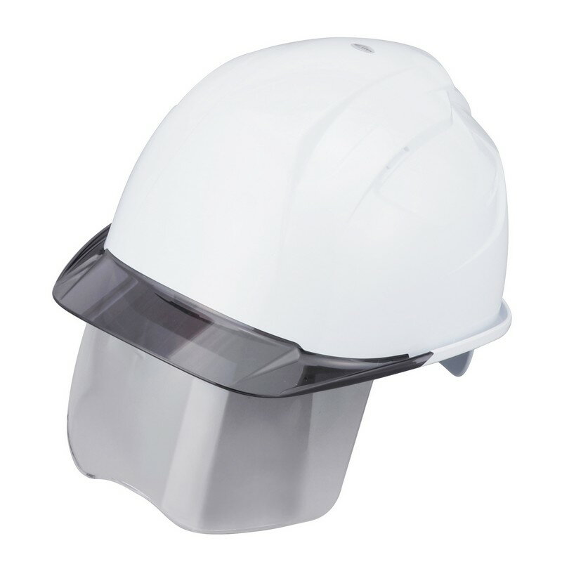TOYO シールド内蔵ヘルメット No.397F−S−C ワークサポート 保護具 ヘルメット建築用