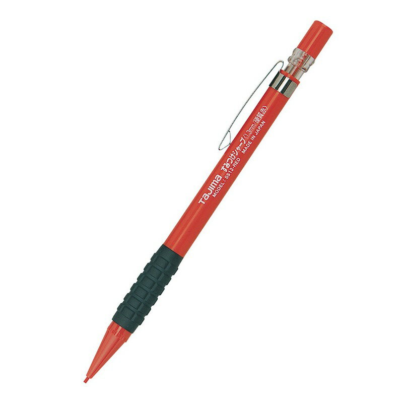 タジマ すみつけシャープ 硬質赤 SS13−RED 大工道具 墨つけ 基準出し 建築用シャープペン