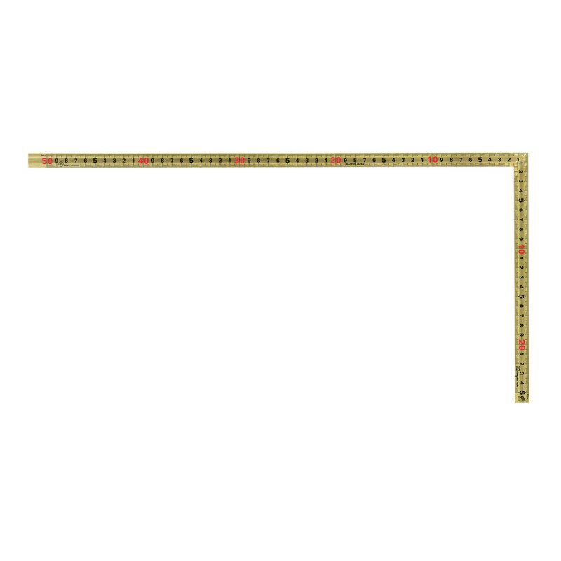 金鷲 金曲尺 50cm 両同目 GSDD−50CKD 大工道具 測定具 曲尺