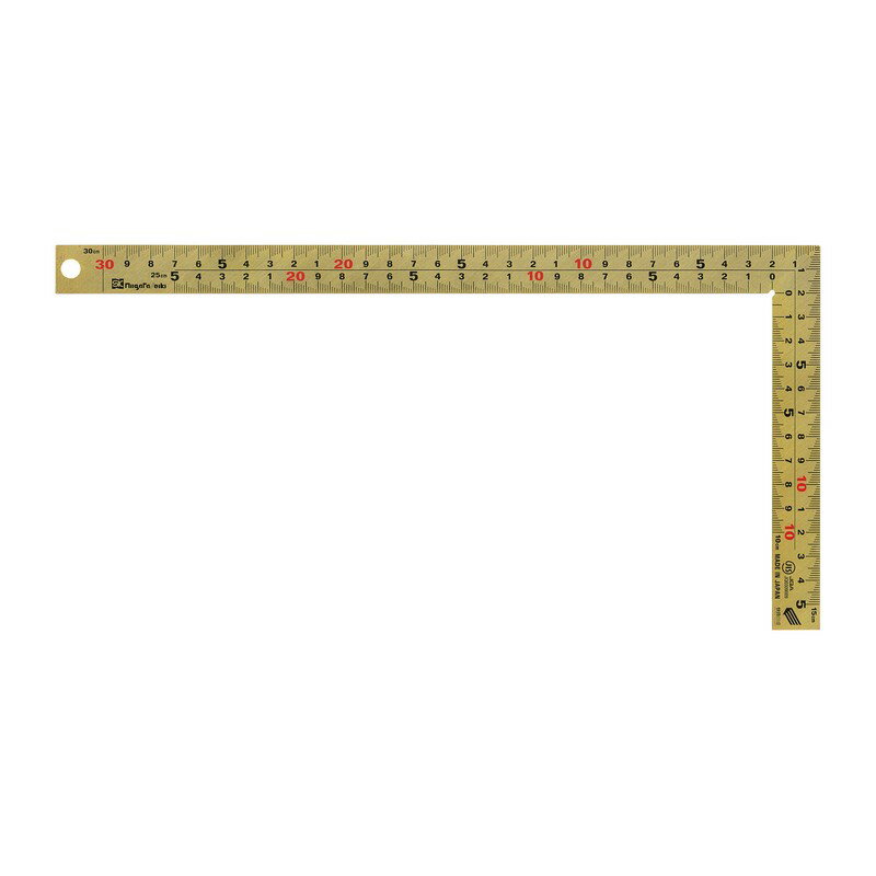 金鷲 金曲尺 30cm 厚手広巾 GMT−30CKD 大工道具 測定具 曲尺