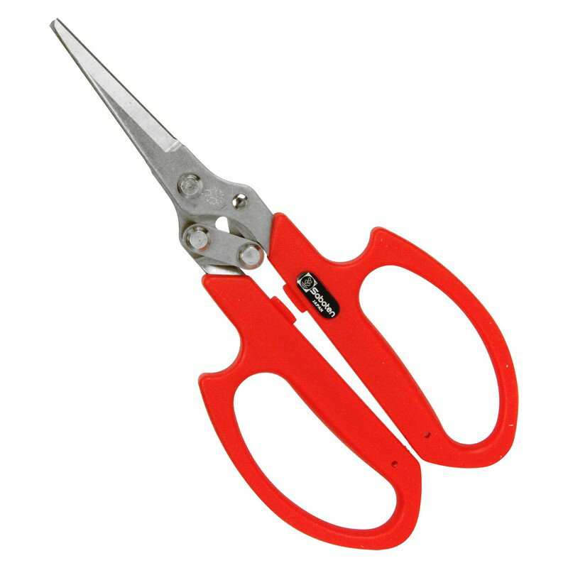 サボテン 3枚刃摘果鋏 No．AG−18 園芸道具 鋏 収穫鋏