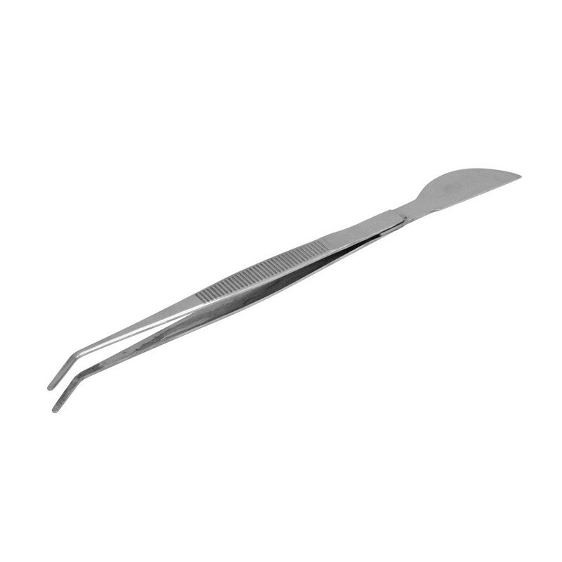 千吉 ヘラ付ピンセット ヘラツキ 園芸道具 鋏 盆栽用品 | ピンセット ヘラ 先が曲がっている 先が細い 先が平たい 先が鋭い 先が丸い 先が細い 先が長い 先が短い 先が曲がっている 先が平たい 先が鋭