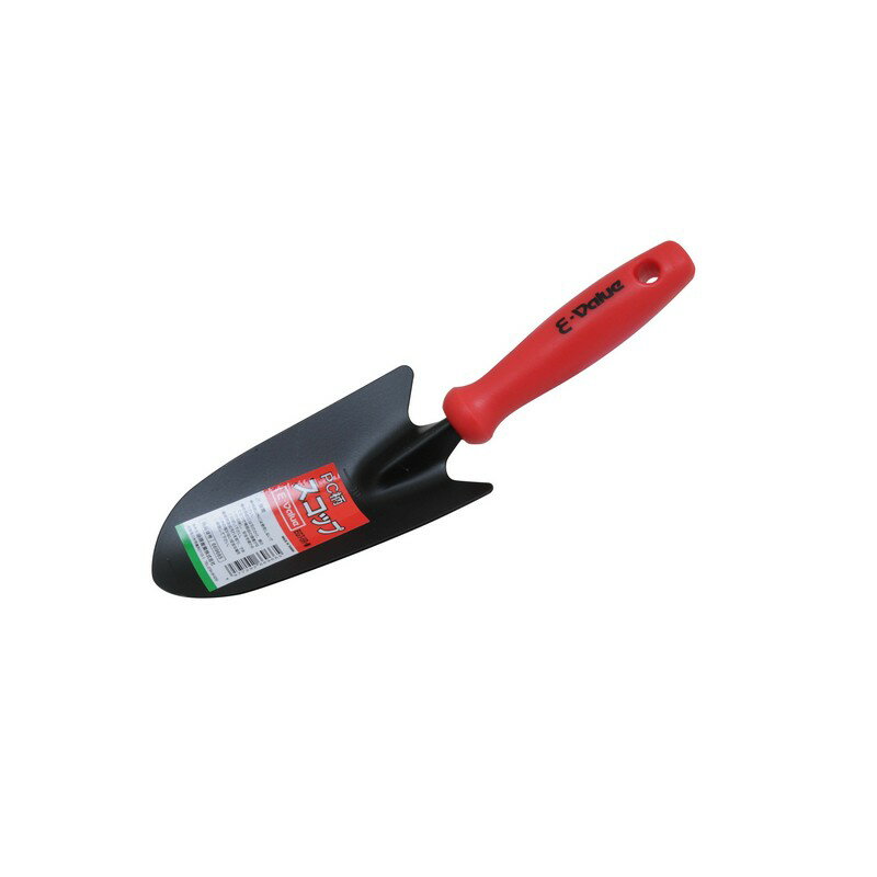 E−Value PC柄スコップ 赤 EGT−5R 園芸道具 移植コテ スコップ