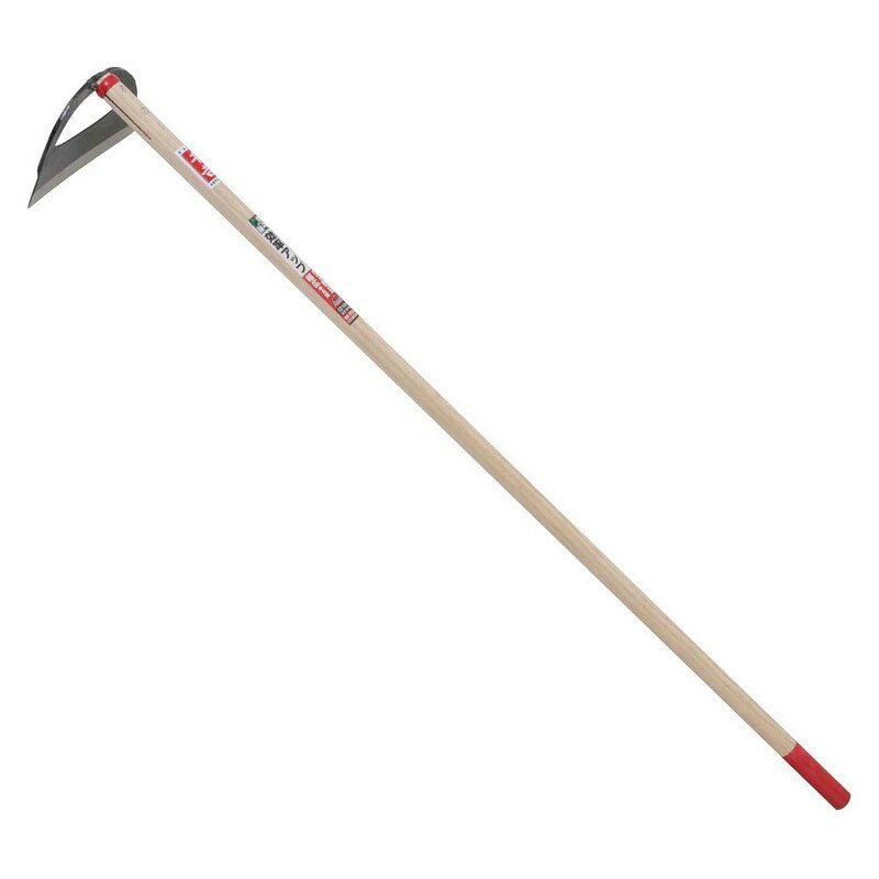 千吉 草削り 半月型 窓あけ 全鋼 1200MM 園芸道具 土農具 立鎌