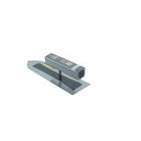 金長 仕上鏝本焼0.3黒塗角柄 210MM 大工道具 左官鏝 仕上鏝