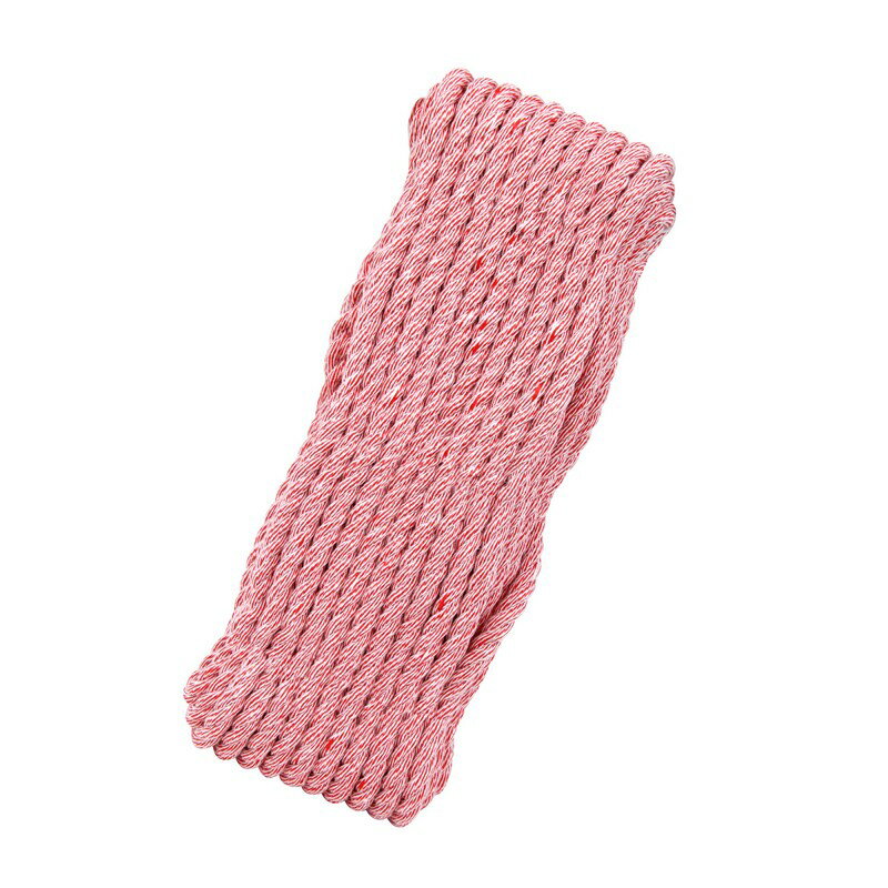 SK11 カラートラックロープ混撚 赤 SKCR−RK920 資材 運送資材 固定部材