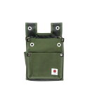 SK11 帆布鳶用腰袋2段BS 国防 TSH−2DBS−DG 収納用品 腰袋サック 腰袋 サック