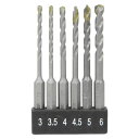 E−Value マルチドリルセット EMD−6HEX 先端工具 鉄工アクセサリ 六角軸ドリル セット