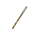 SK11 六角軸Tin鉄ドリル 普通 5.2MM 先端工具 鉄工アクセサリ 六角軸ドリル