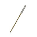 SK11 六角軸Tin鉄ドリル 微長 3.4MM 先端工具 鉄工アクセサリ 六角軸ドリル