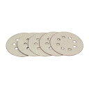 SK11 ランダムサンダー用ペーパー 125MM #120 先端工具 電動アクセサリ サンダーペーパー