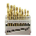 E−Value チタンドリルセット ETD−21S−T 先端工具 鉄工アクセサリ ストレートドリル セット