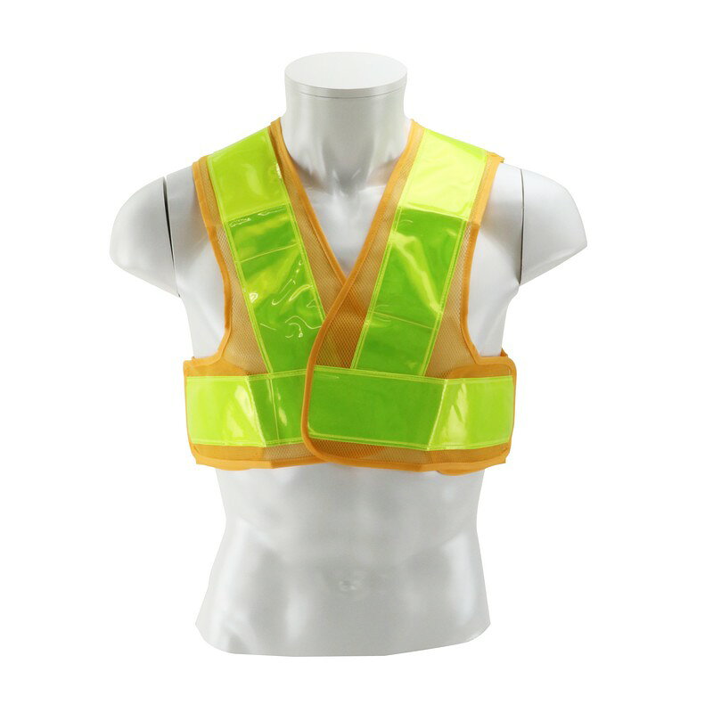 SK11 反射ベストショート SK−SB−Y−ViY ワークサポート サポート用品 安全ベスト