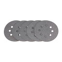 日研 マジックペーパー8穴5枚入 125mm 5マイ 320 大工道具 砥石 ペーパー 紙ヤスリ シート