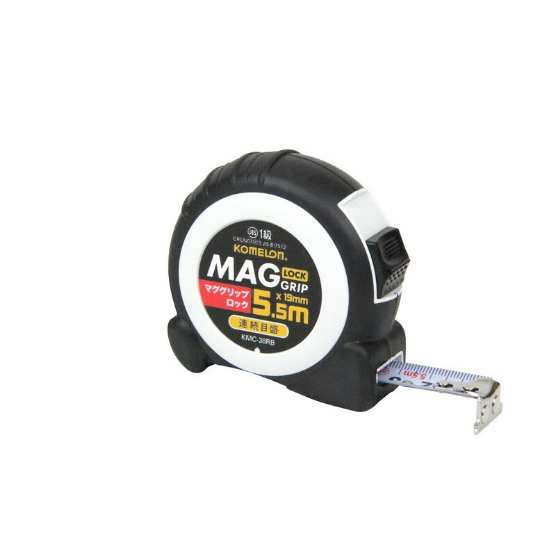 コメロン マググリップL 連続目盛19 KMC−38RB(W) 大工道具 測定具 コメロンコンベ