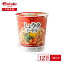 《ベイシア》しょうゆヌードル 12個| 醤油ラーメン しょうゆ味 インスタント カップ ラーメン ヌードル 麺 instant ramen 常備 防災 まとめ買い ケース 送料無料