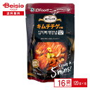 O'Food【韓グルメ旅】 キムチチゲの素120g×16袋セット kimchi ピリ辛 味噌 コチュジャン 韓国料理 韓国調味料 鍋の素 チゲの素 濃縮 デサン...