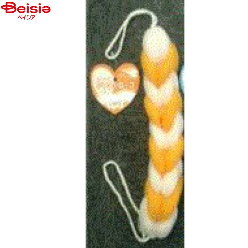 浴用品 システムポリ マー シャワーロープ9連 オレンジ1個入×3個