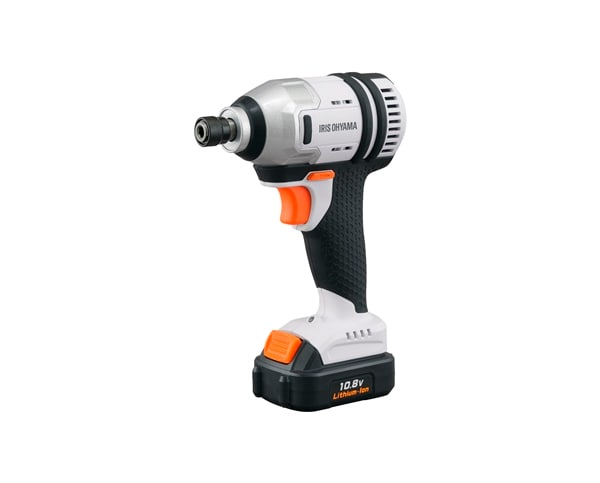 アイリスオーヤマ 充電式インパクトドライバ ホワイト JIDBL130 | インパクト ドライバ コードレス インパクト ドライバー 充電式 軽量
