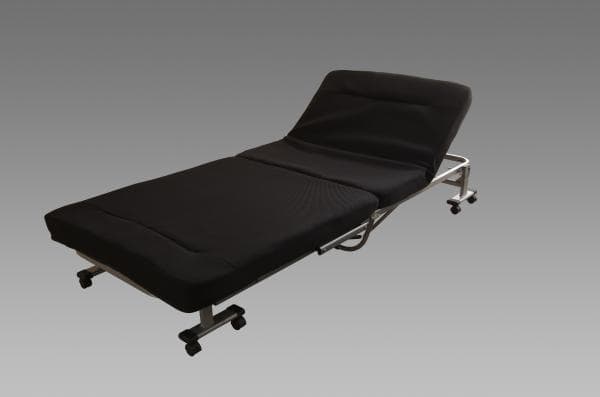 アイリスオーヤマ 折りたたみソファベッド OTB-SFN ブラック/シルバー