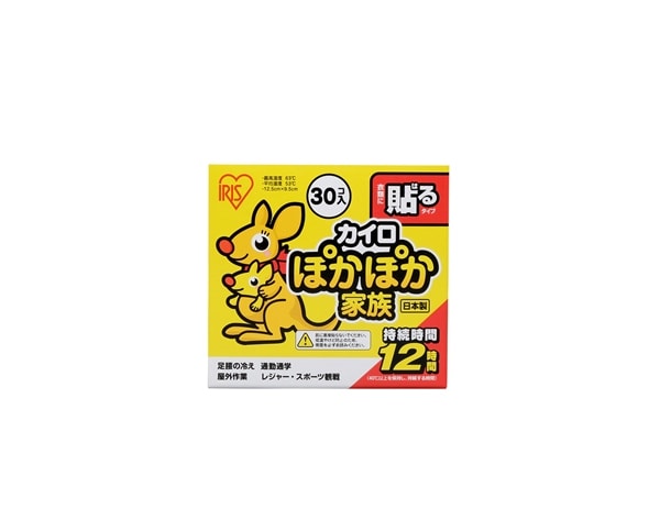 アイリスオーヤマ ぽかぽか家族 貼るレギュラー PKN-30HR | 貼るカイロ カイロ 使...