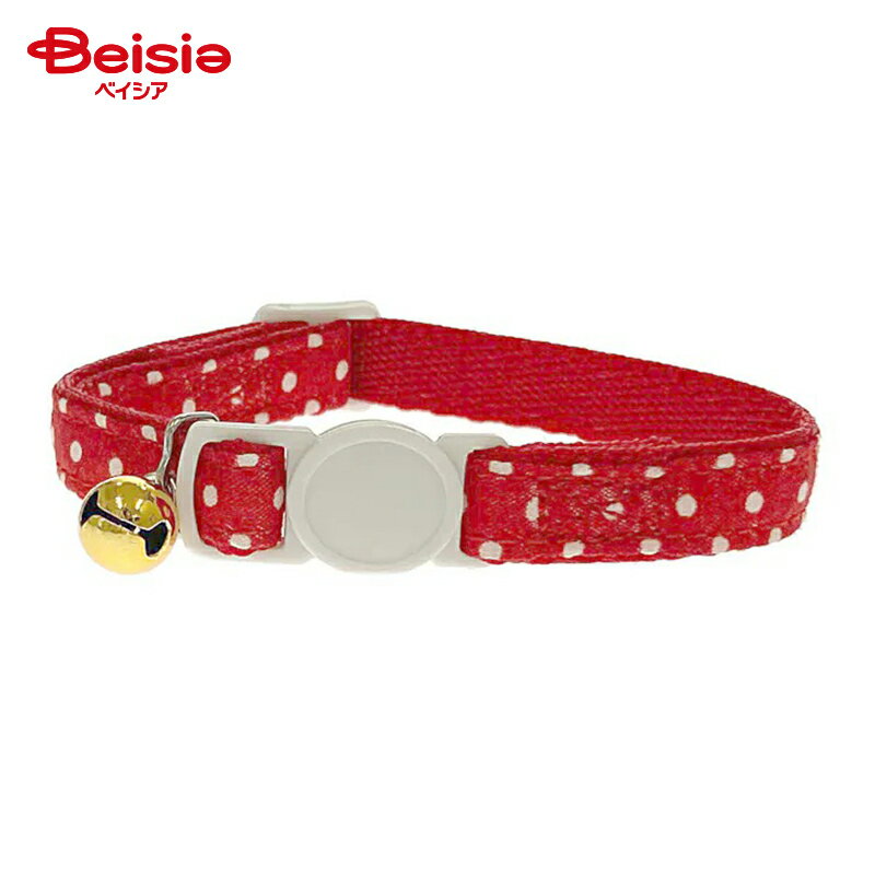 リードッグ ドットセーフティーカラーアカ ペット | 犬 首輪 セーフティーカラー ドット 赤 レッド 安..