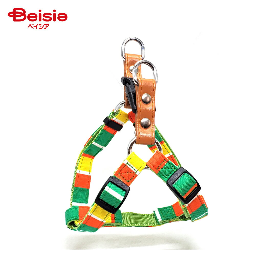 リードッグ(LEADOG) パステルボーダーカンタンハーネス SS グリーン