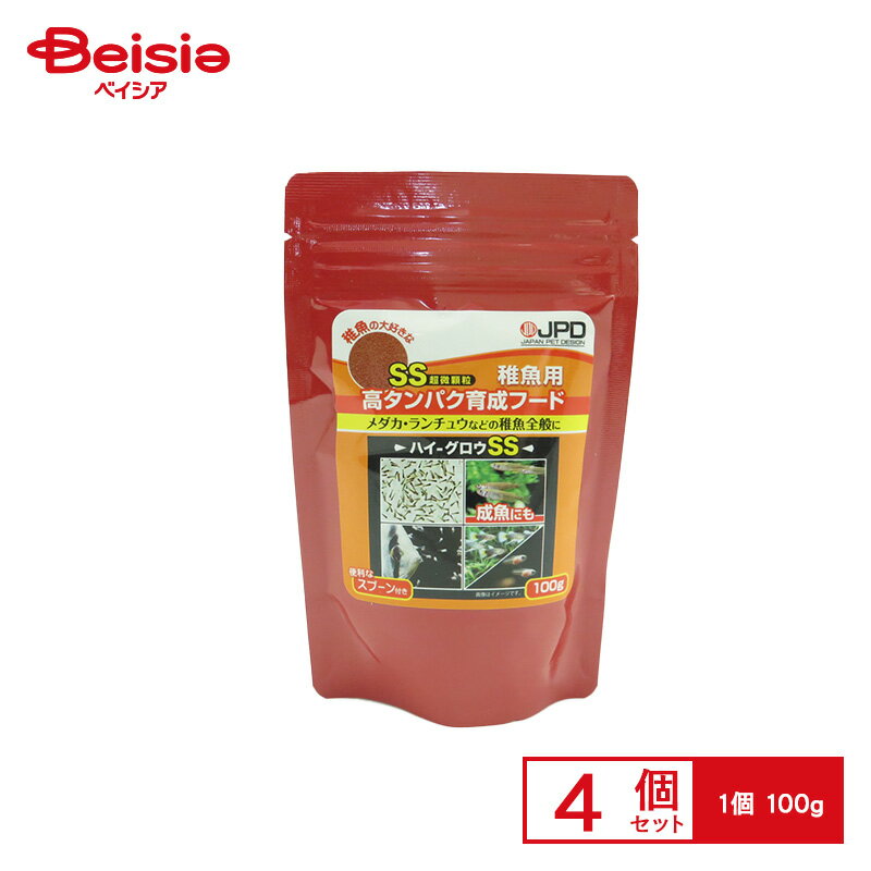 ニチドウ 高たんぱく育成フード ハイグロウ 100g ×4個 ペット