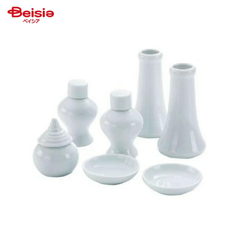 静岡木工 陶磁器製 神具セット 大