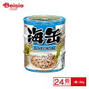 アイシア 海缶 ミニ しらす入りかつお 180g キャットフード ウェット 缶詰 アイシア 猫 【60g×3パック×24個】 キャットフード ウェット ウェット...