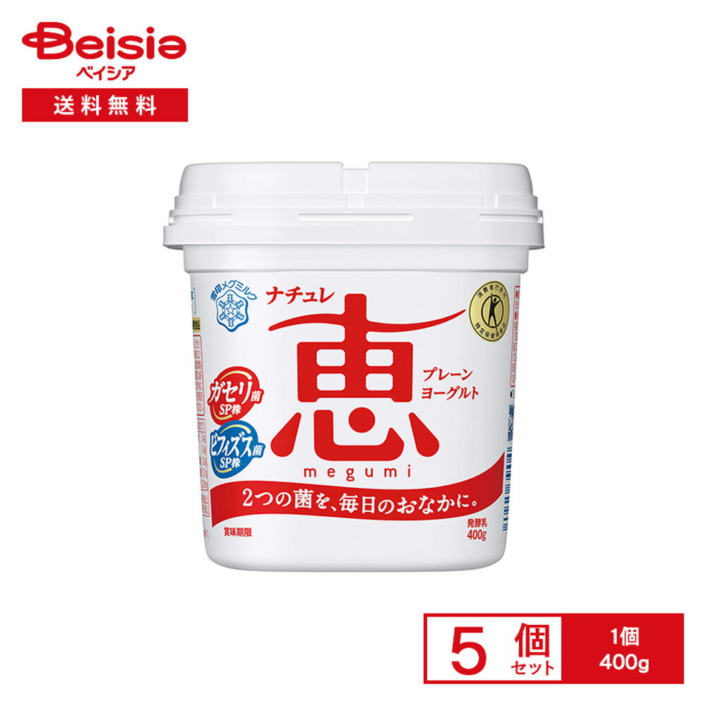 [冷蔵] 雪印メグミルク ナチュレ恵 megumi 400g×5個