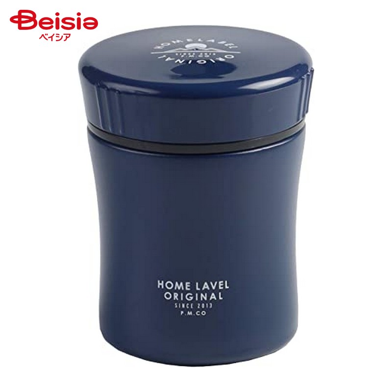パール金属 ホームレーベル フードマグ270ml ネイビー HB-4905