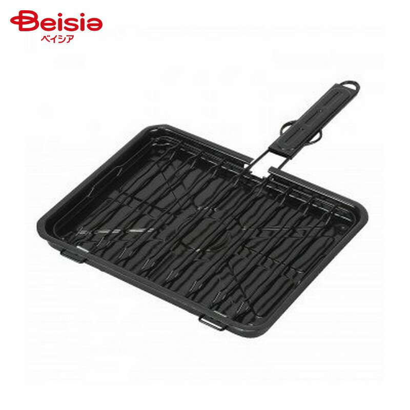 パール金属 ホットグリル センサーを汚さない合わせ魚焼全長345×幅235×25mm HB-6038