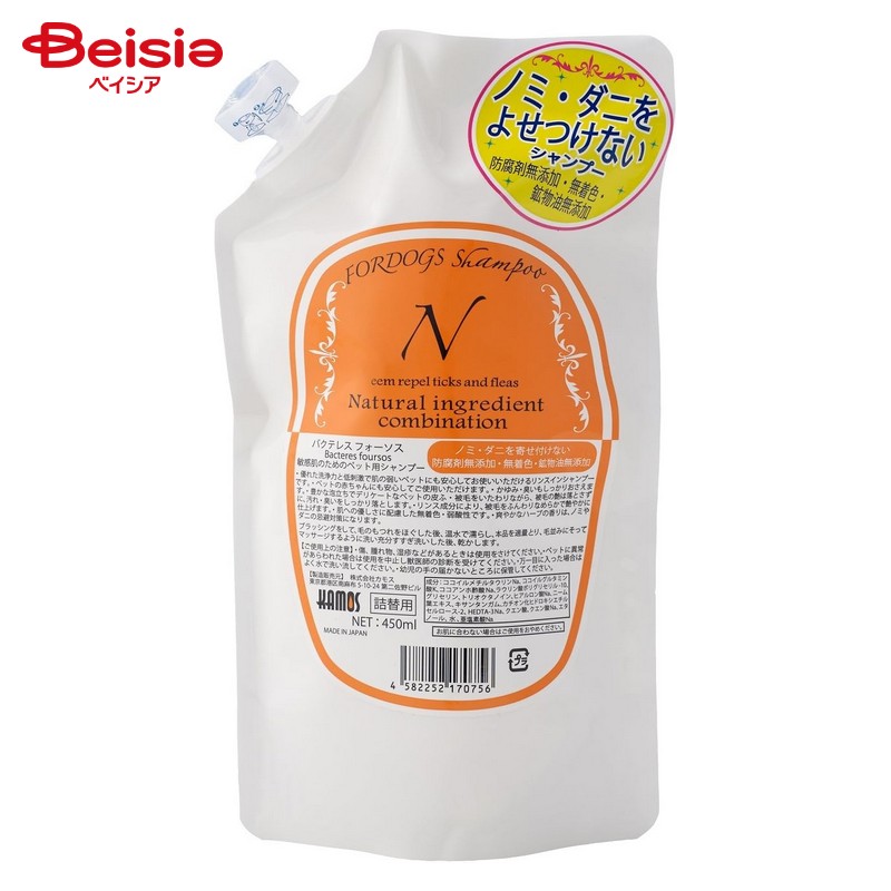 カモス バクテレスフォーソス N 詰替 敏感肌 ノミダニ 450ml ペット