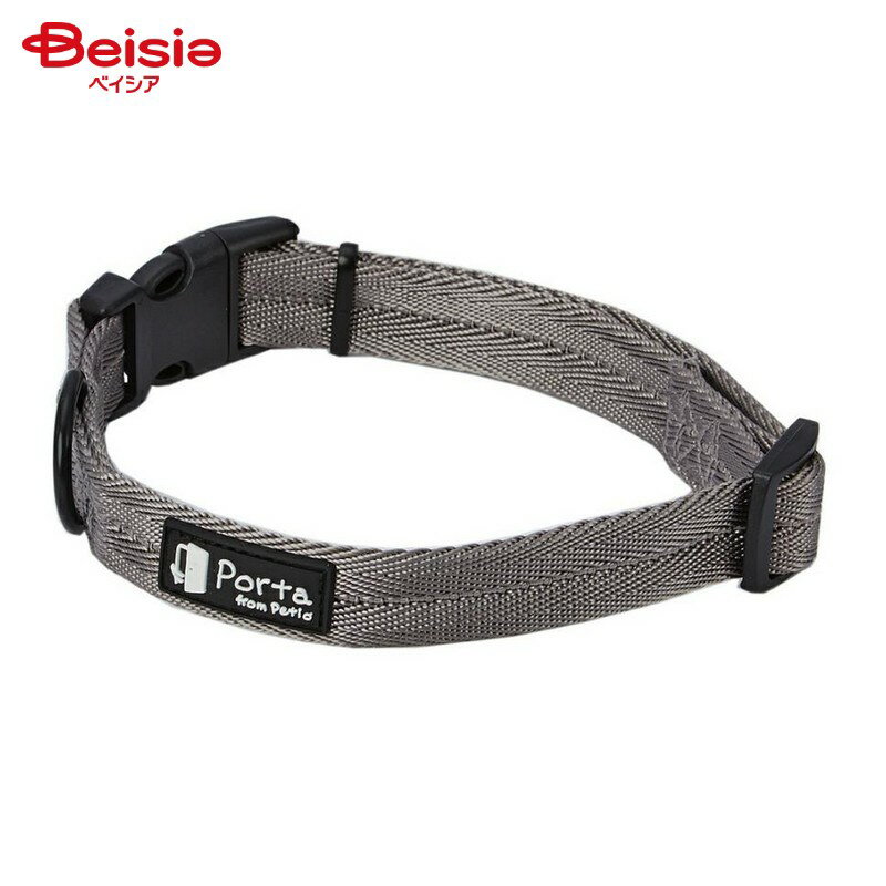 ペティオ Porta カラー M シルバーグレー ペット