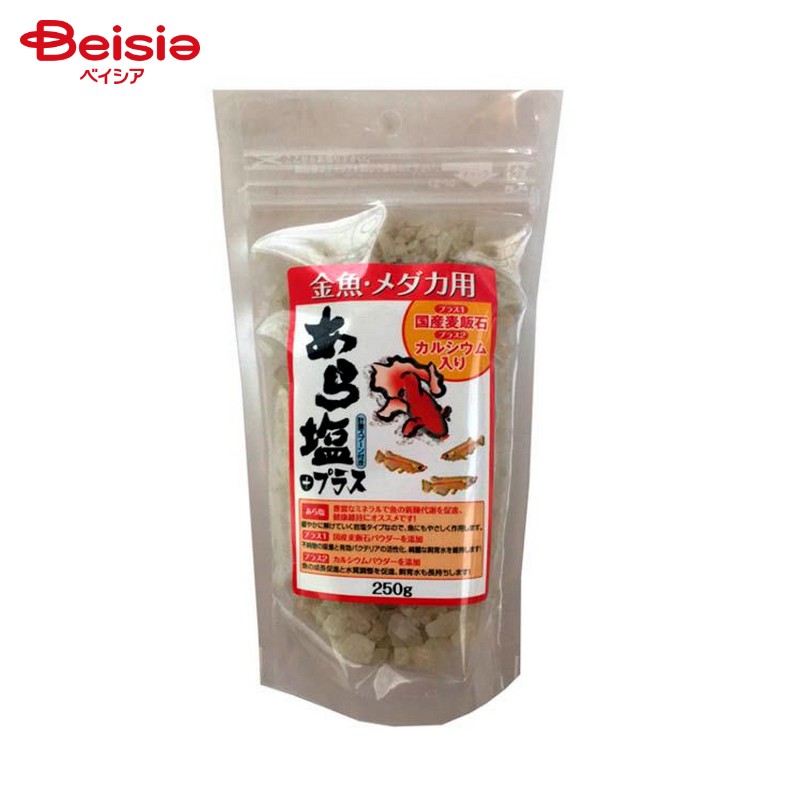 ドッグイヤー あら塩+プラス金魚・メダカ用 250g ペット