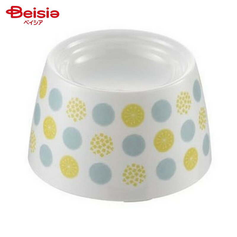 リッチェル ネコちゃんの高さがある食器 SS 水玉 ペット