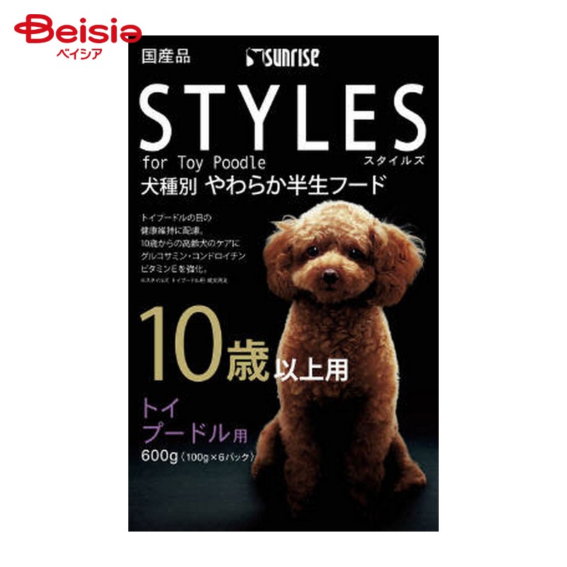 マルカン(サンライズ) スタイルズ トイプードル 10歳用 600g ペット