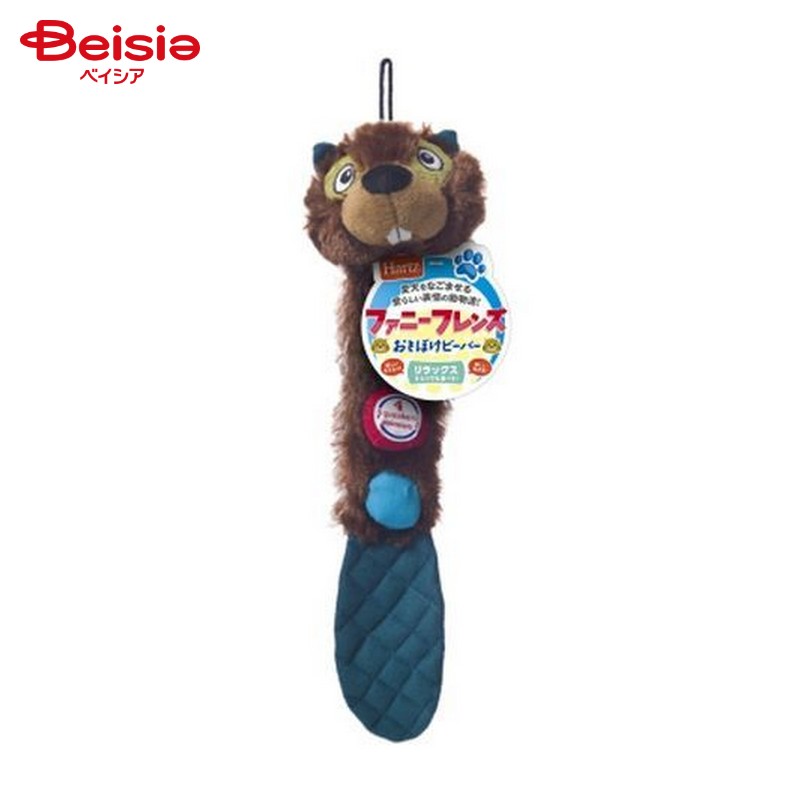 住商アグロインターナショナル ハーツ ファニーフレンズ おとぼけビーバー ペット | 犬 おもちゃ ぬいぐるみ ビーバー ハーツ ペット用品 犬用おもちゃ