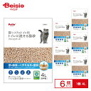 ペティオ ペティオ ペティオ猫システムトイレ用 トイレに流せる猫砂デオンDサンド 4L×6個 ペット(4)