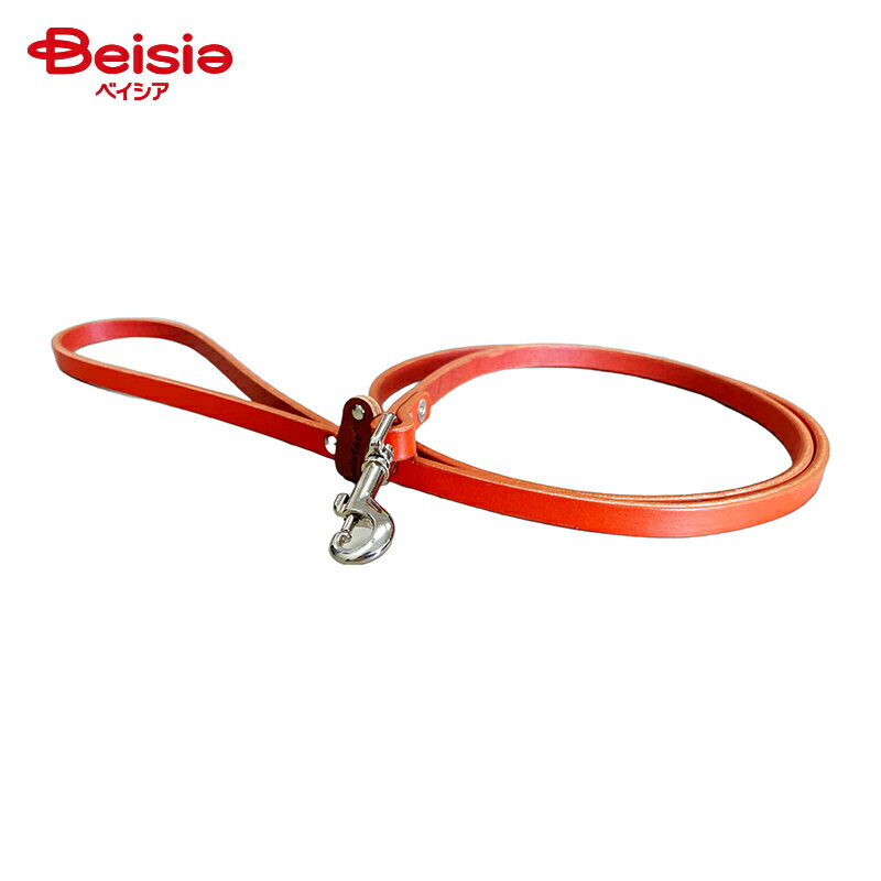 カワノ産業 マイスタープラス レザーリード #10 オレンジ ペット