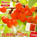 大橋さくらんぼ園 佐藤錦バラ詰め500g(冷蔵配送)