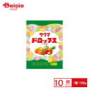 サクマ製菓 袋入りドロップス 105g×10個 | 駄菓子 おやつ 子供 お菓子 おつまみ 懐かしい 駄菓子屋 詰め合わせ 人気 お徳用 お祭り 縁日 景品 自治会 町内会 子ども会 まとめ買い